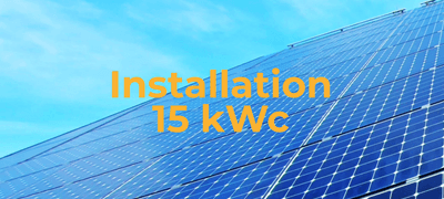Installation panneaux solaires 15kWc